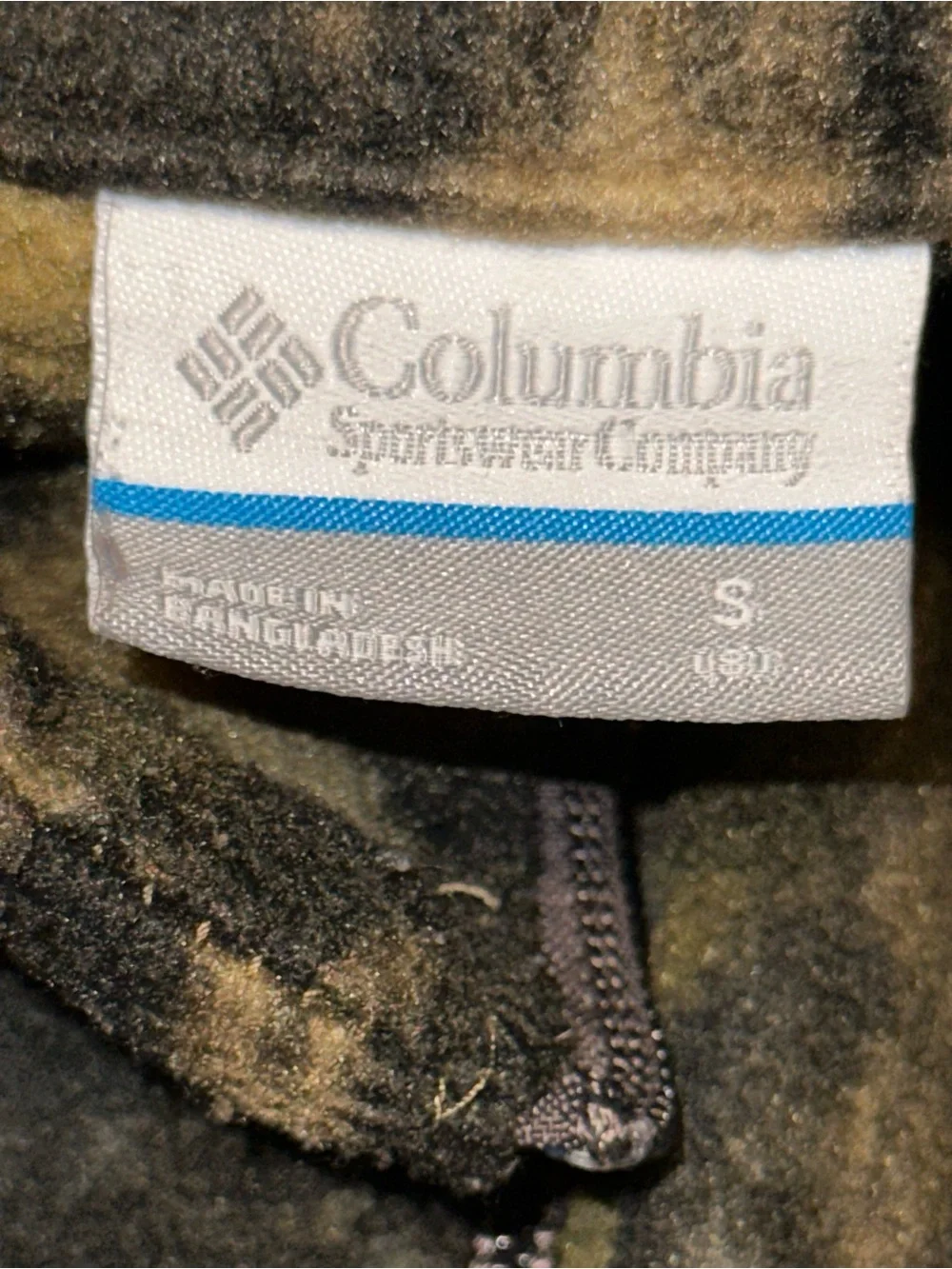 Kids Camo Fleece Columbia Jacket